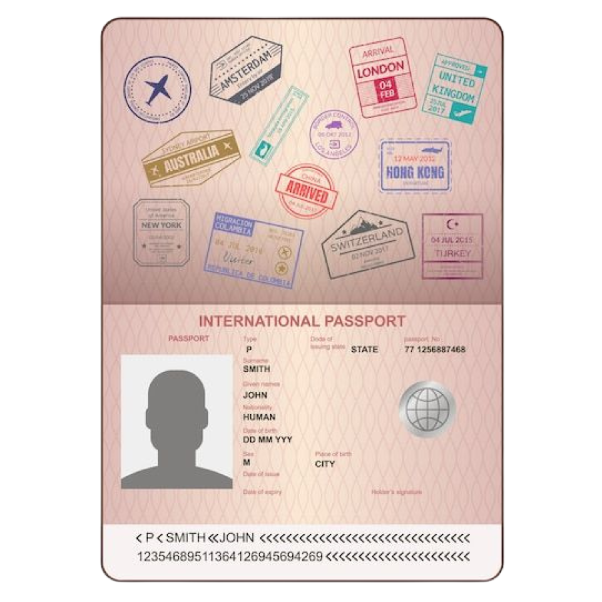 imagen de pasaporte